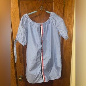 Over the shoulder dress